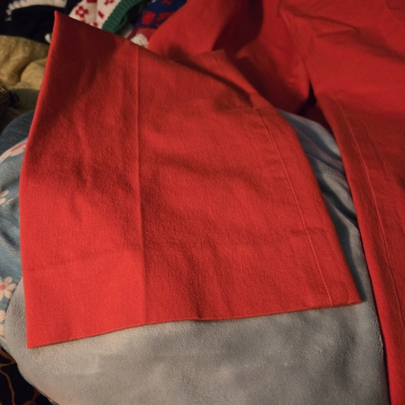 Classy J.Crew Stretch Cotton Sz 8 Pants In A Beautiful Tomato Red - Picture 10 of 12